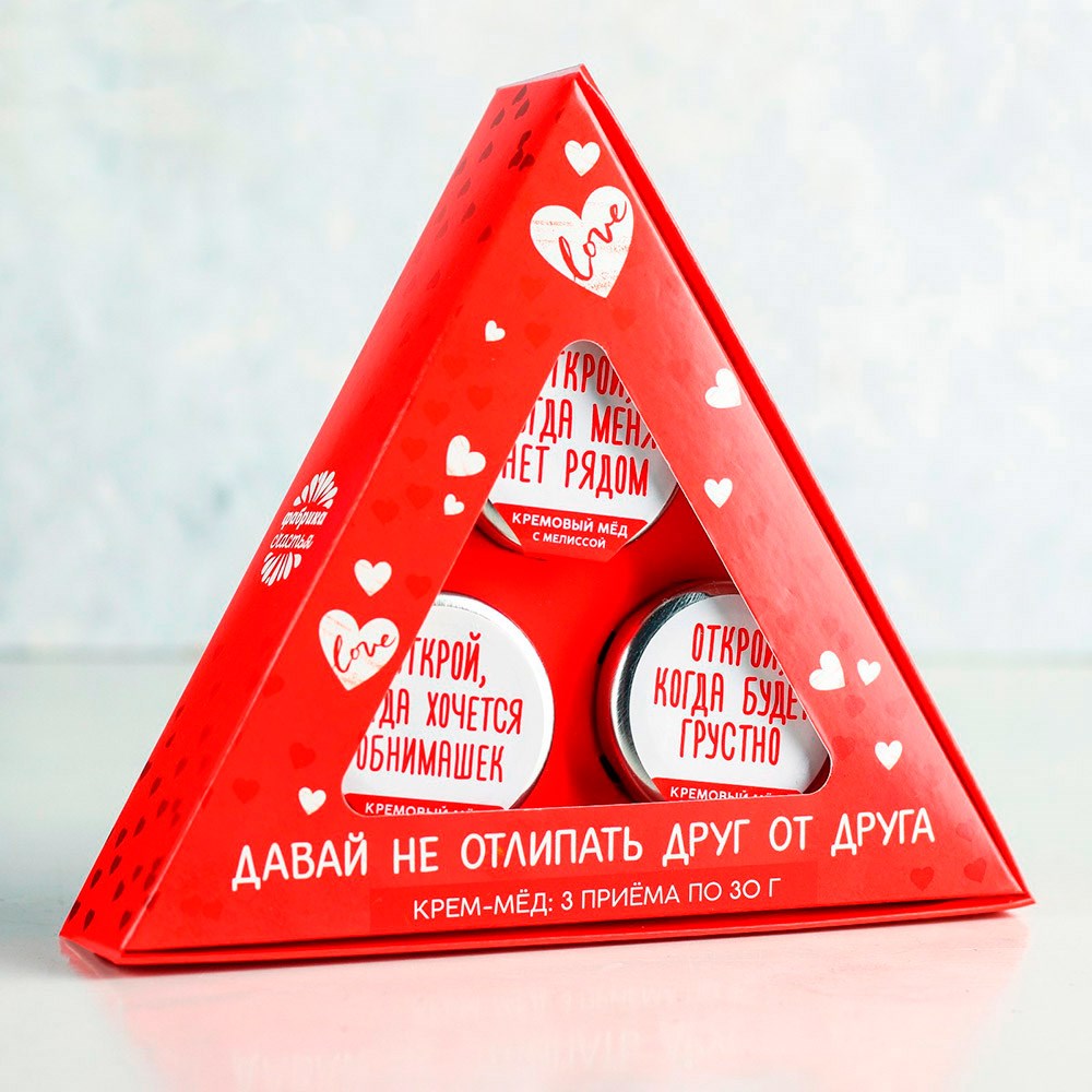 Набор крем-мёда Love