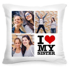 Подушка с вашим фото I love my sister