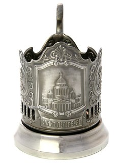 Подстаканник никелированный Исаакиевский собор