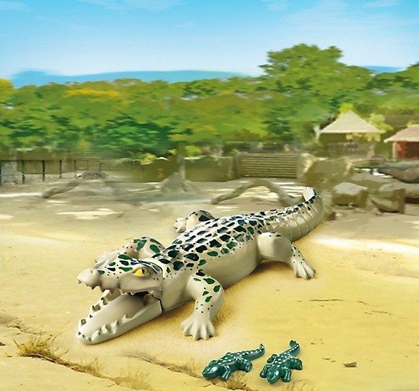 Конструктор Playmobil City Life Zoo Аллигатор с детенышами