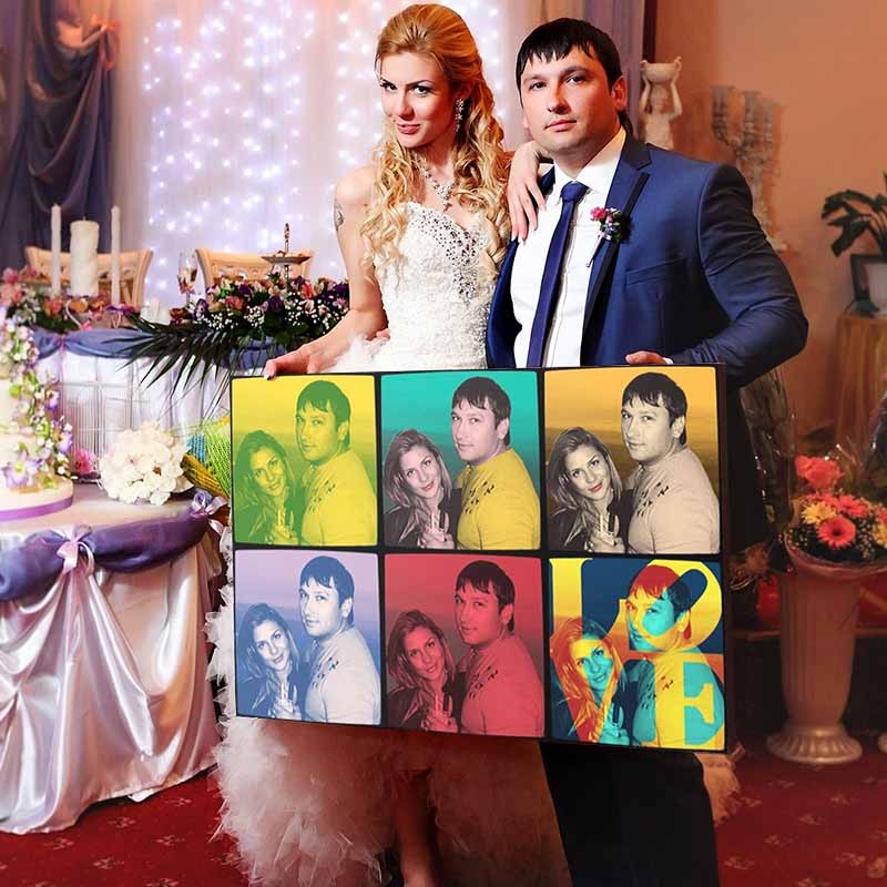 Поп-арт портрет по фото
