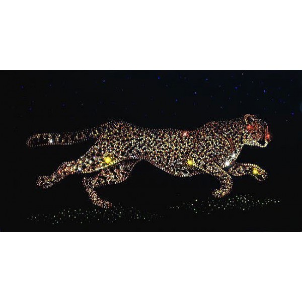 Картина с кристаллами Swarovski Гепард