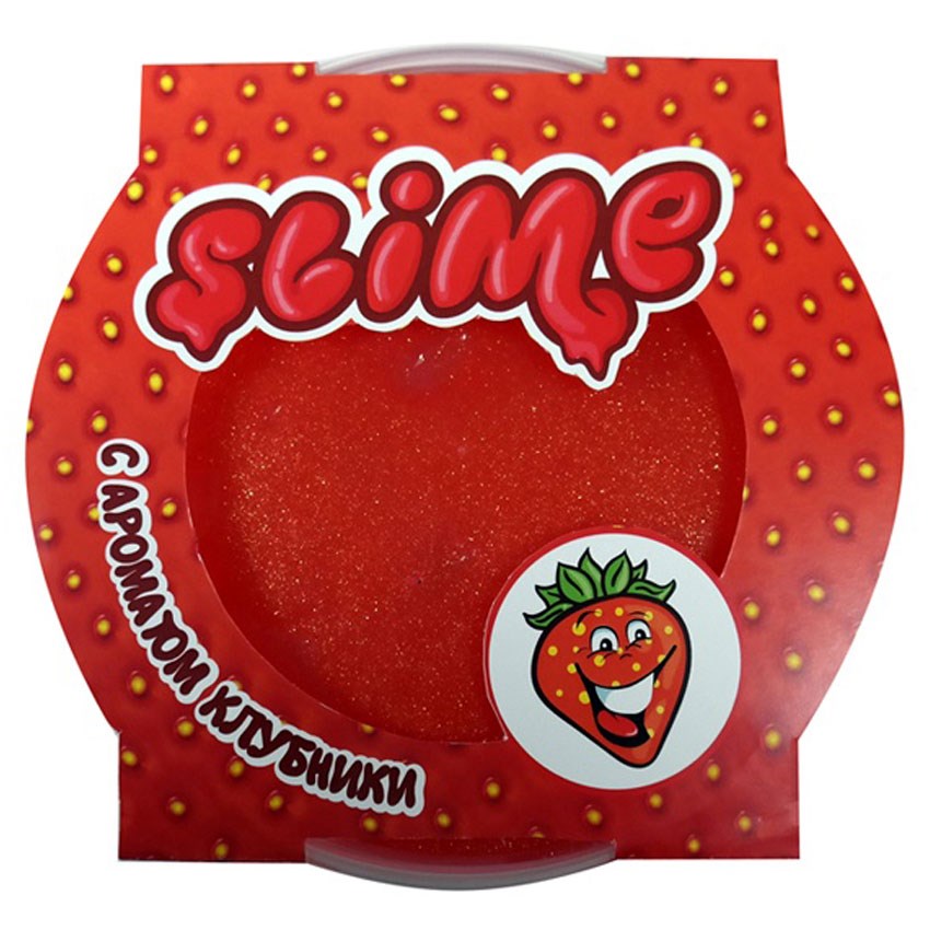 Лизун Slime Mega с ароматом клубники