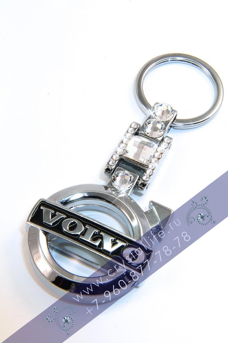 Автобрелок Сваровски Volvo стоун