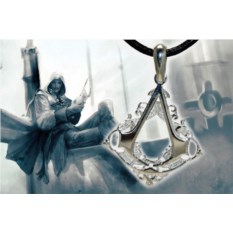 Серебряный кулон Assassin's creed с гравировкой