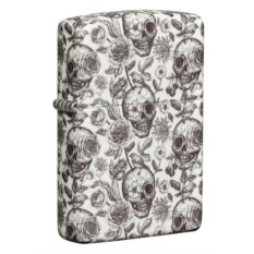 Зажигалка Zippo Skeleton Glow 49458, светящаяся в темноте