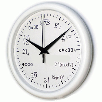 Математические часы с обратным ходом по цене ₽ в интернет-магазине подарков MagicMag