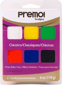 Набор Sculpey Premo 6 цветов