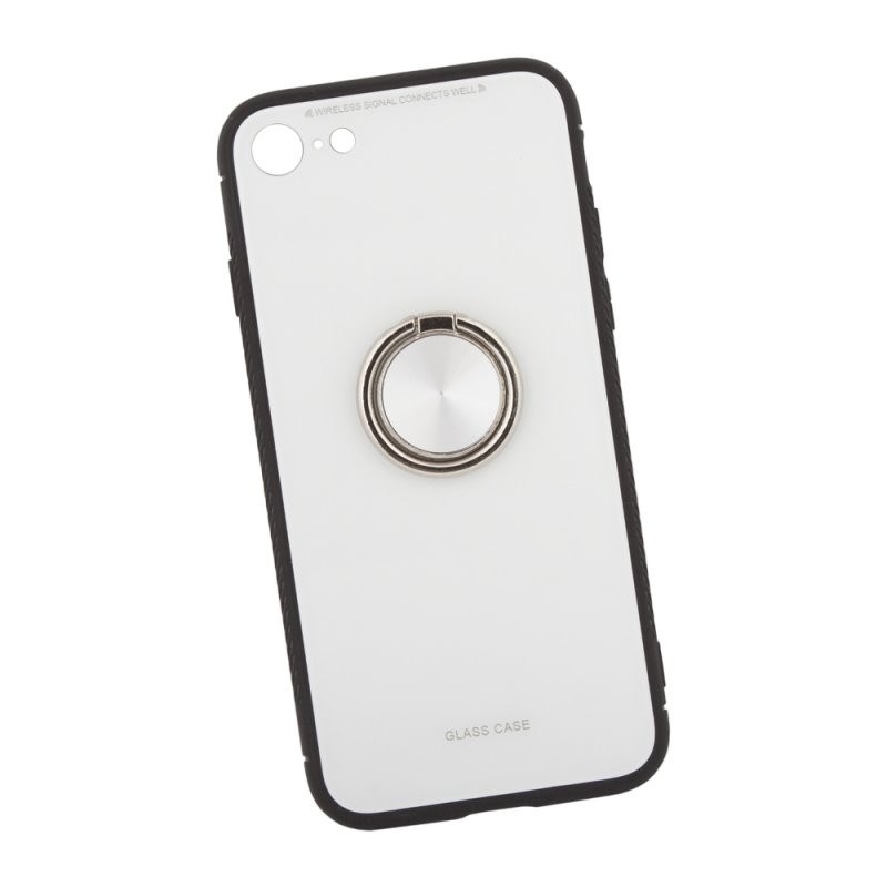 Защитная крышка LP для iPhone SE 2/8/7 Glass Case с кольцом