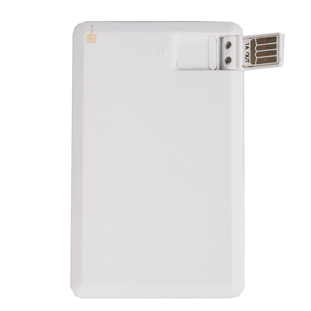 Универсальный аккумулятор Card power 2000 mAh, белый