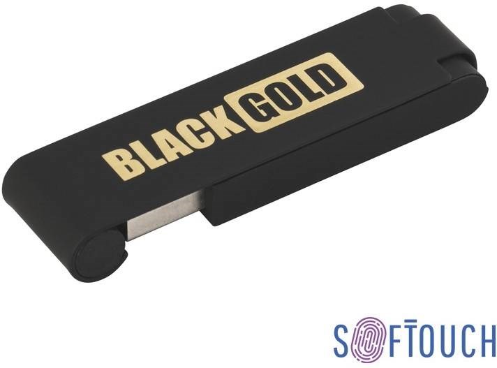 Флеш-карта Case, объем памяти 8 GB (черный/золото)