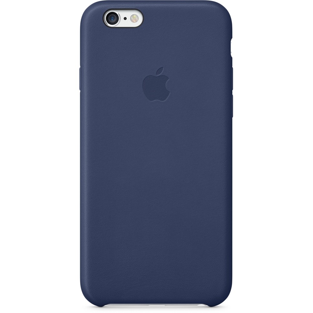 Темно-синий кожаный чехол для Apple iPhone 6