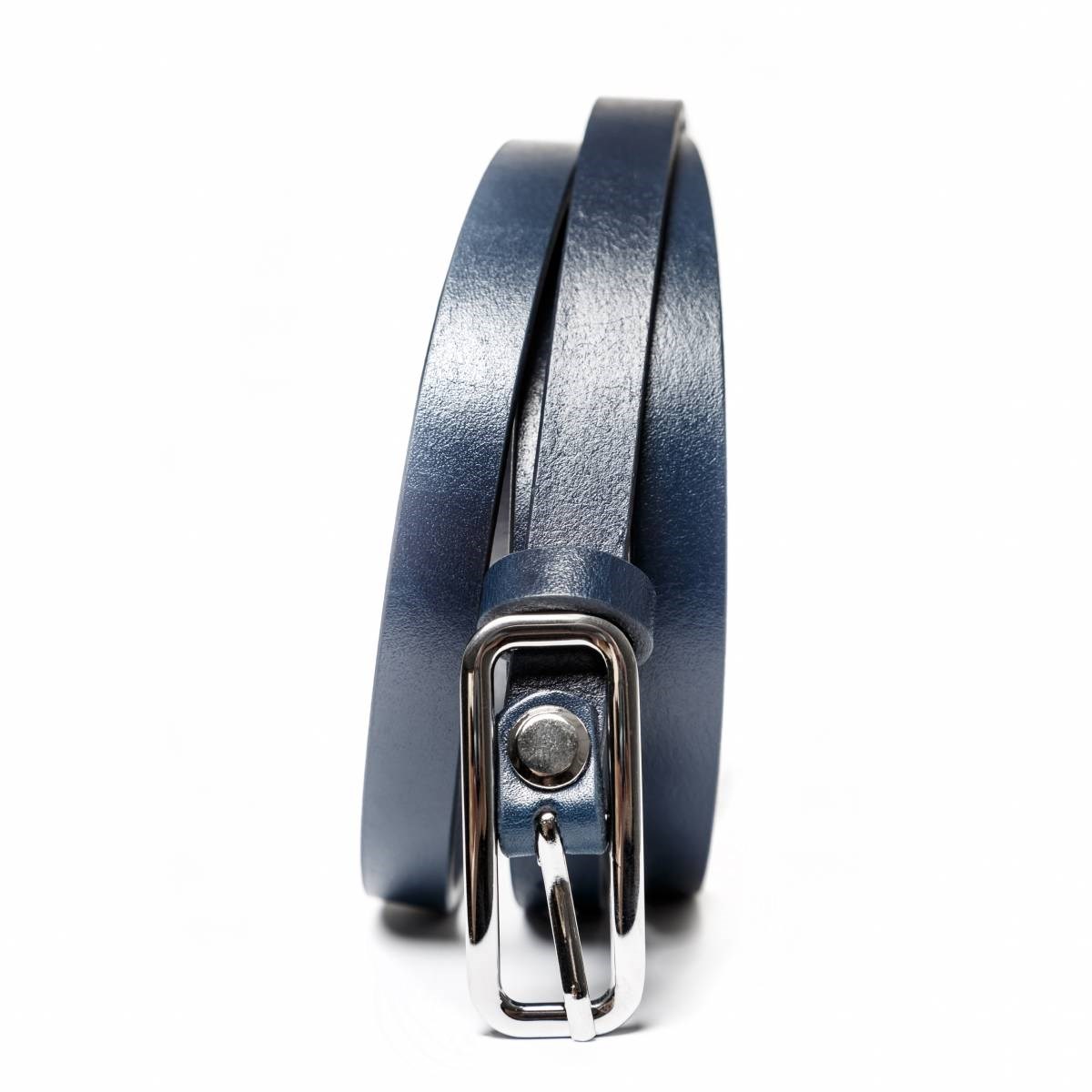 Женский кожаный ремень Bartonia Dark Blue