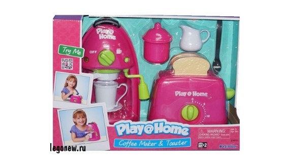 Игровой набор Кофеварка и тостер