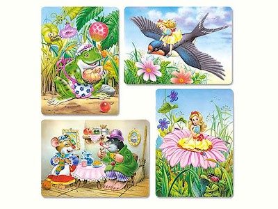 Пазл Castorland 4 Puzzle Дюймовочка