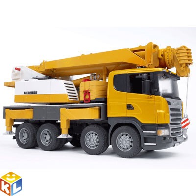 Автокран scania со световыми и звуковыми эффектами, Bruder