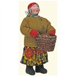 Кукла «Крестьянка с корзиной»
