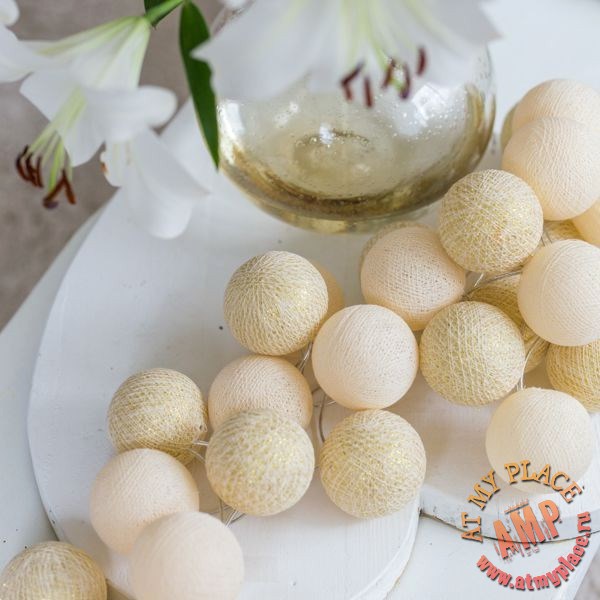 Гирлянда Shell & Gold