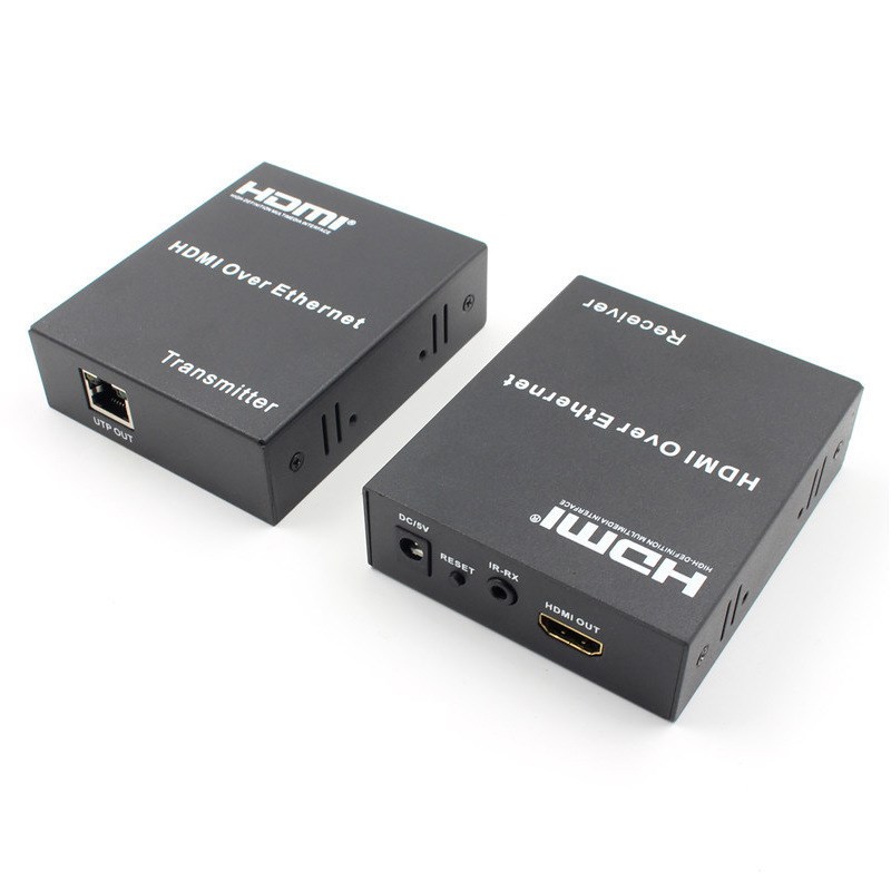 Удлинитель HDMI по витой паре RJ45 Cat-5e/6 (до 120 метров)