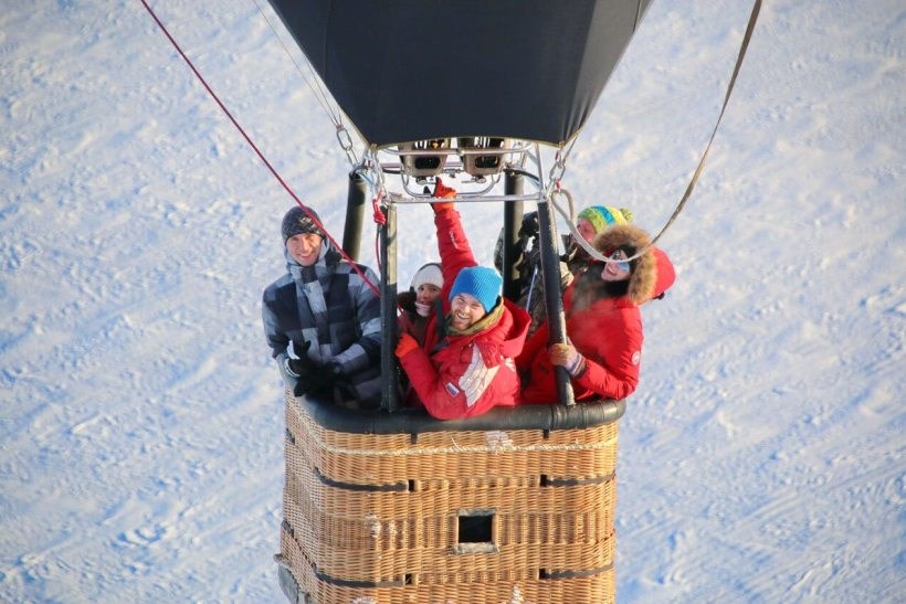 Полет на воздушном шаре в группе (2 взрослых, 2 ребенка)