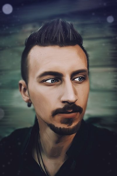 Мужской портрет маслом