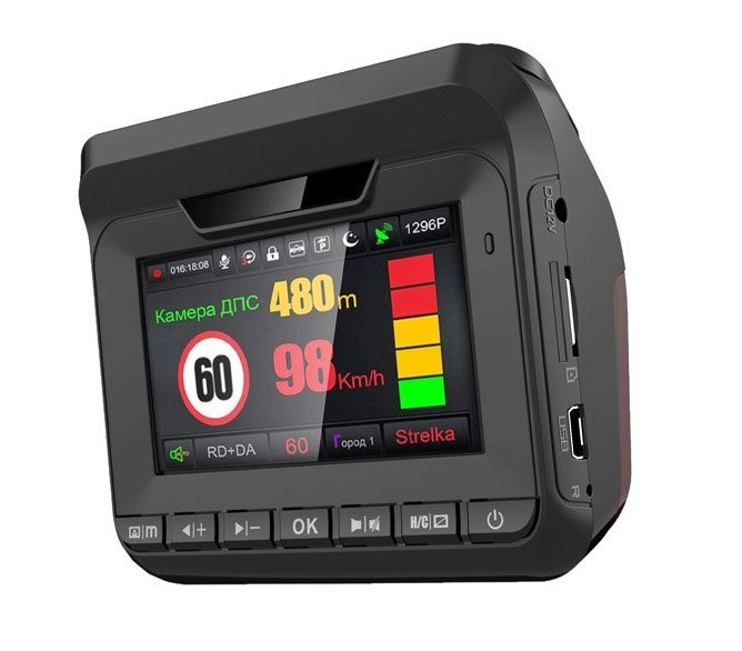 Eplutus GR-96 видеорегистратор с радар-детектором и GPS
