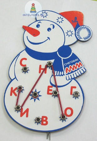 Игра-шнуровка «Снеговик»