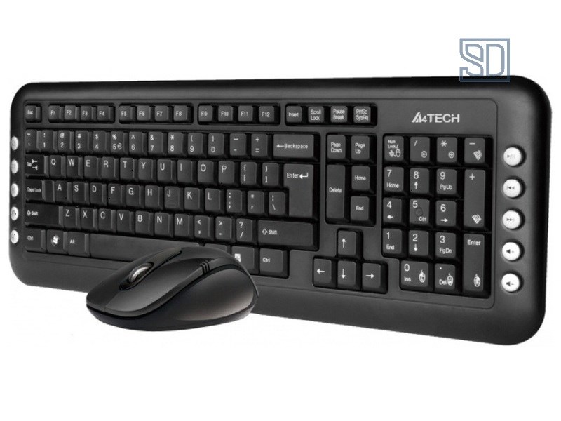 Клавиатура+мышь A4Tech 7200N
