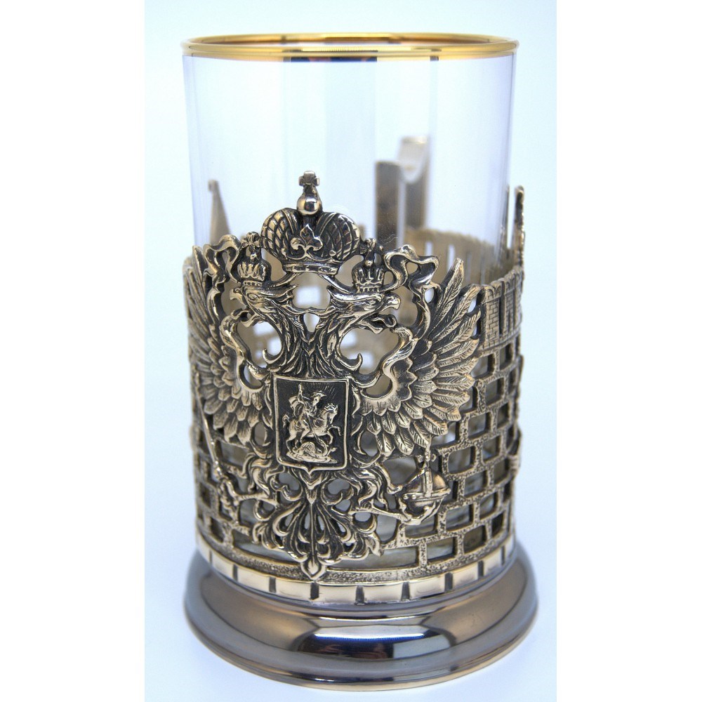 Подстаканник Герб РФ (без эмали)