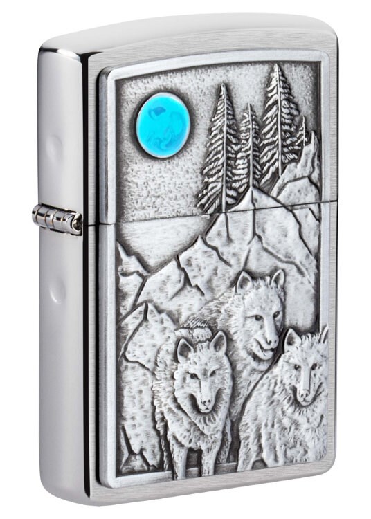 Зажигалка Zippo Wolf Design 49295 с гравировкой