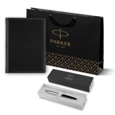 Подарочный набор: шариковая ручка Parker Jotter Essential, Satin Black CT 1952879_303184