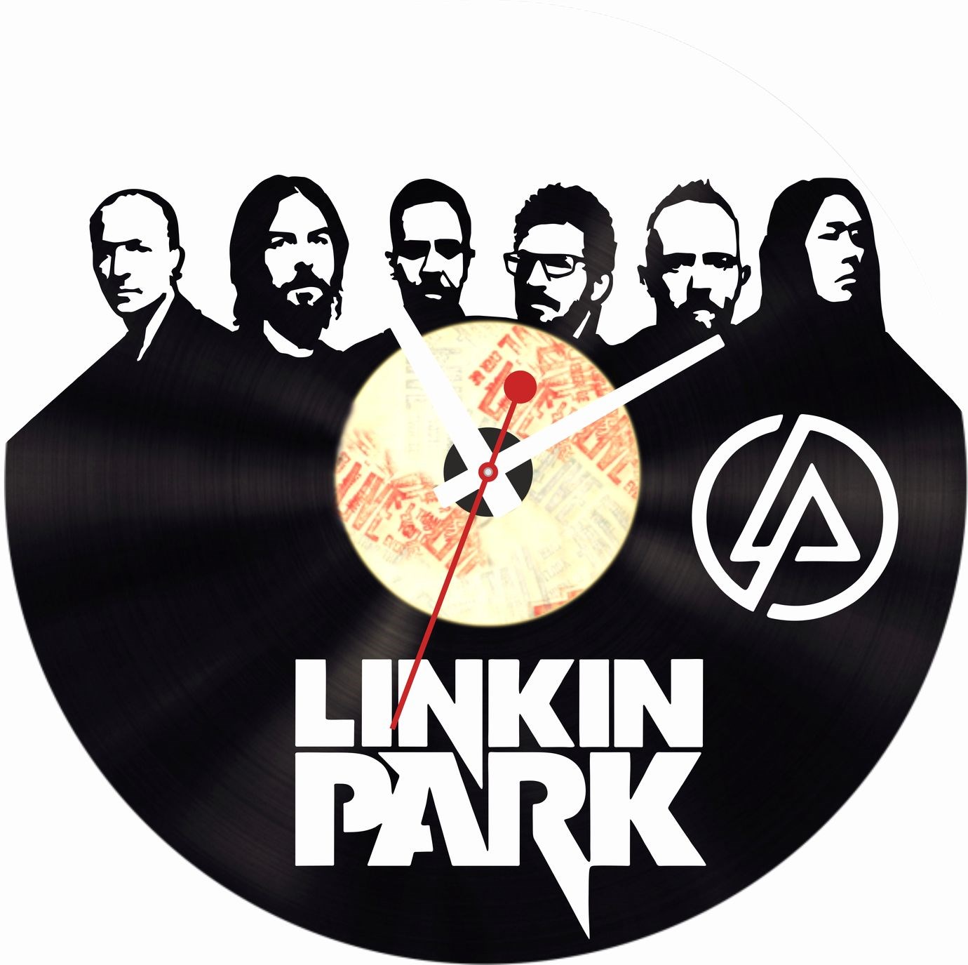 Виниловые часы Linkinpark