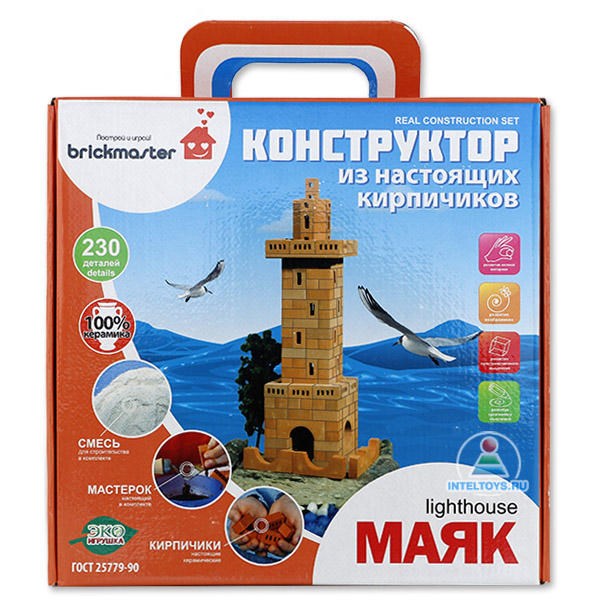 Керамический конструктор из кирпичиков «Маяк»