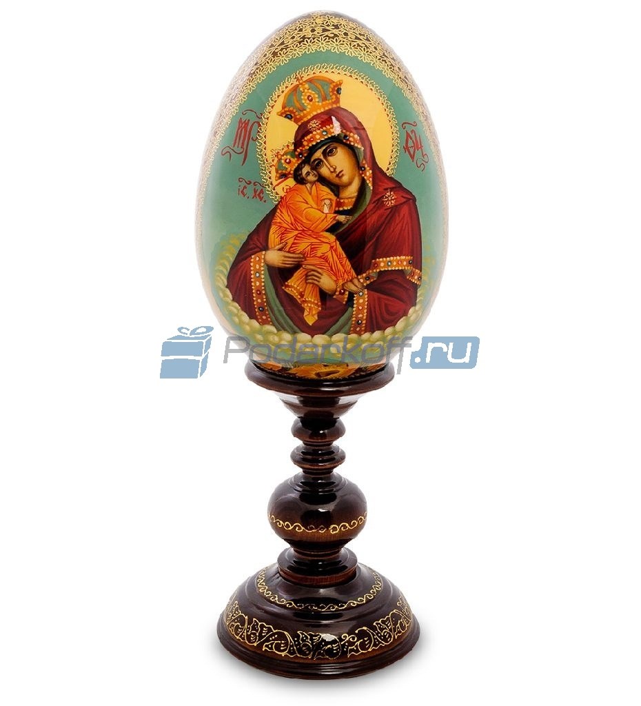 Пасхальное яйцо Дева Мария с Иисусом