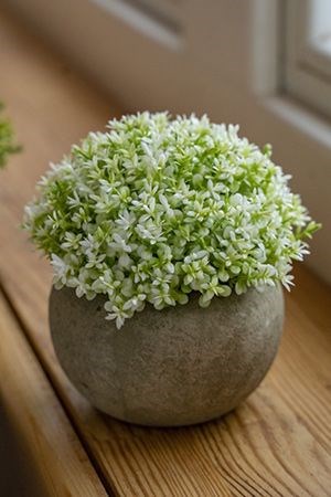 Искусственное растение в горшке BUSH BALL, пластик, 12х13 см