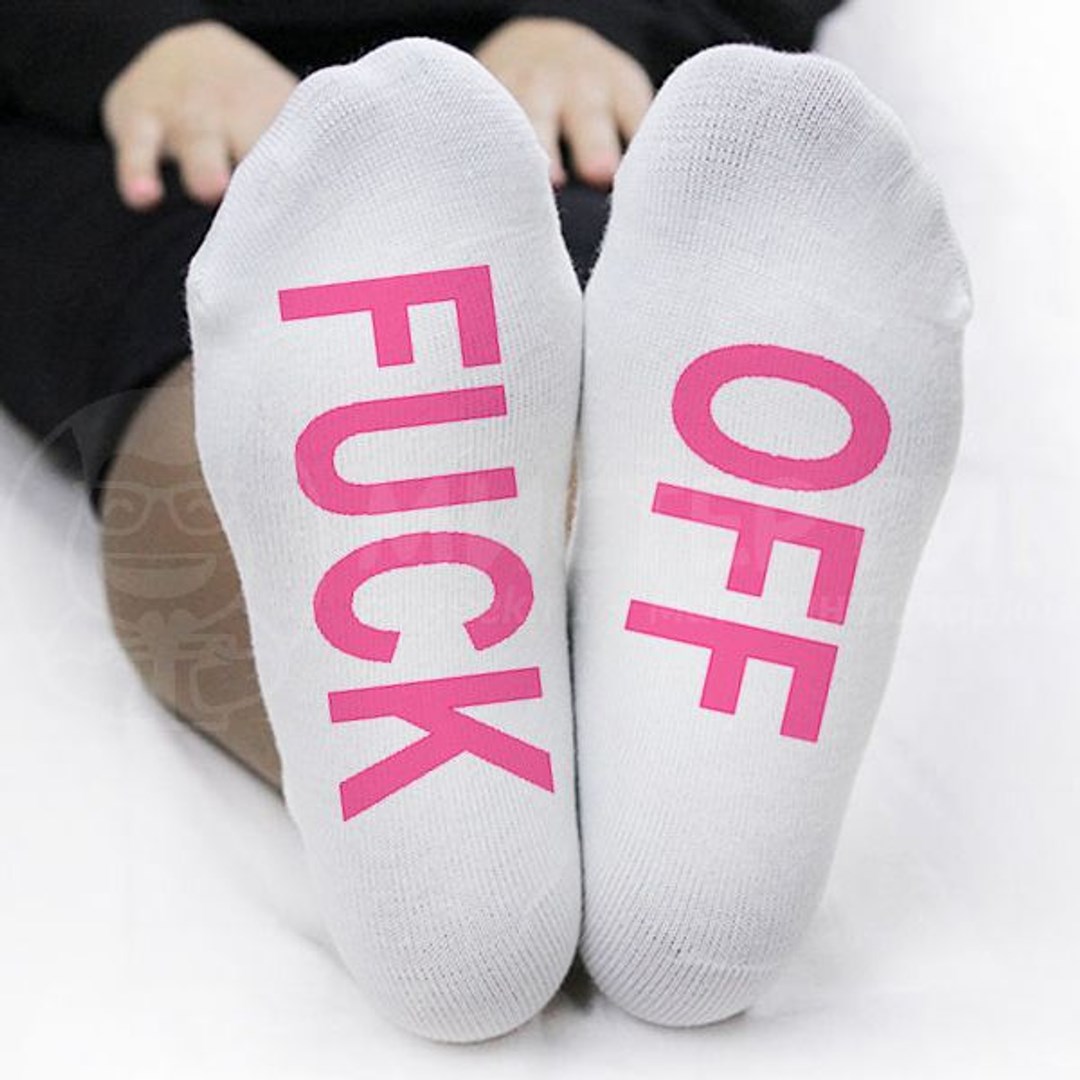 Женские носки Fuck Off
