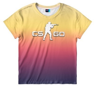 Детская футболка Fade cs: go