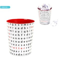 Корзина для бумаг Letter Soup