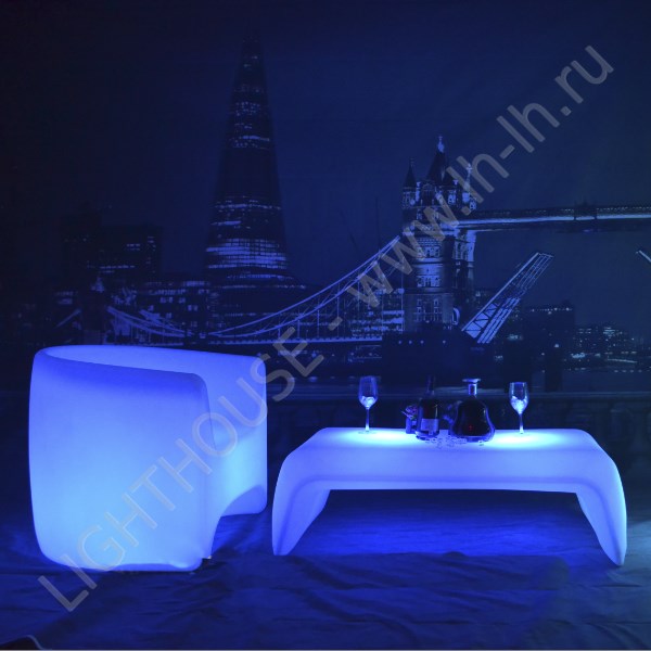 Светящееся LED кресло Gremilly RGB Accum (под заказ)