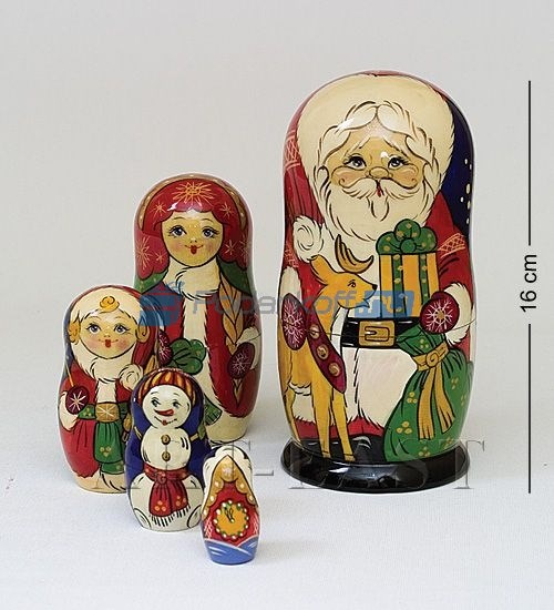 Матрешка Санта Клаус