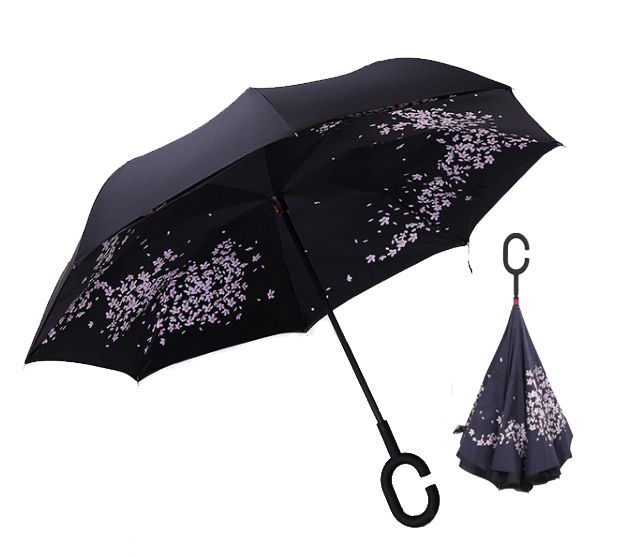 Умный зонт-наоборот Umbrella Сакура