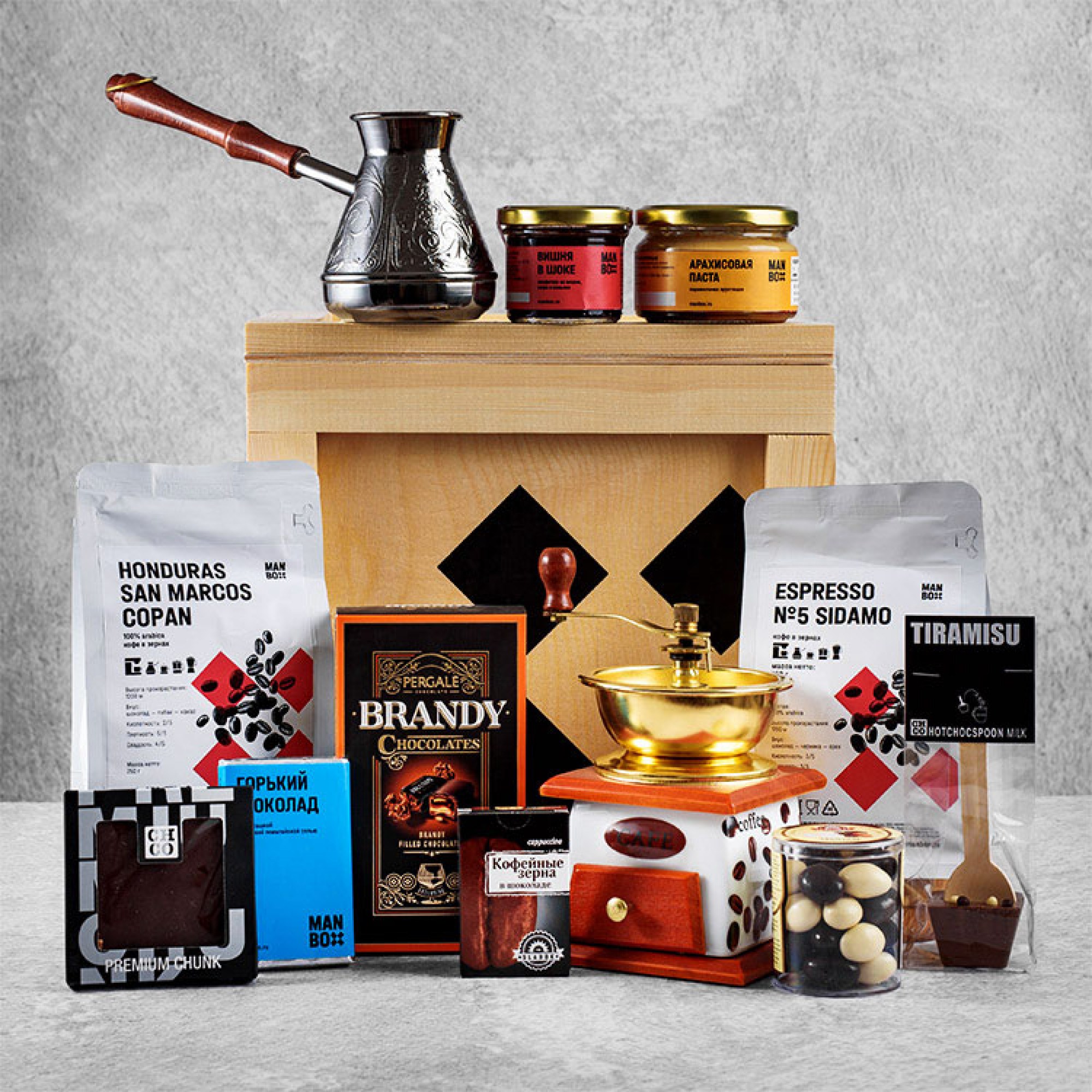 Подарочный набор мужчине MANBOX Кофе Box XXL