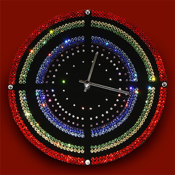 Часы с кристаллами Swarovski Мишень
