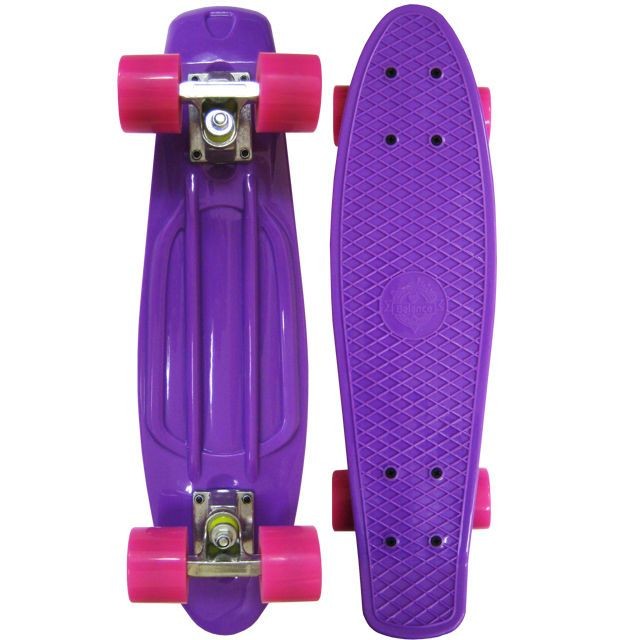 Фиолетовый скейт Cruiser Board ecoBalance