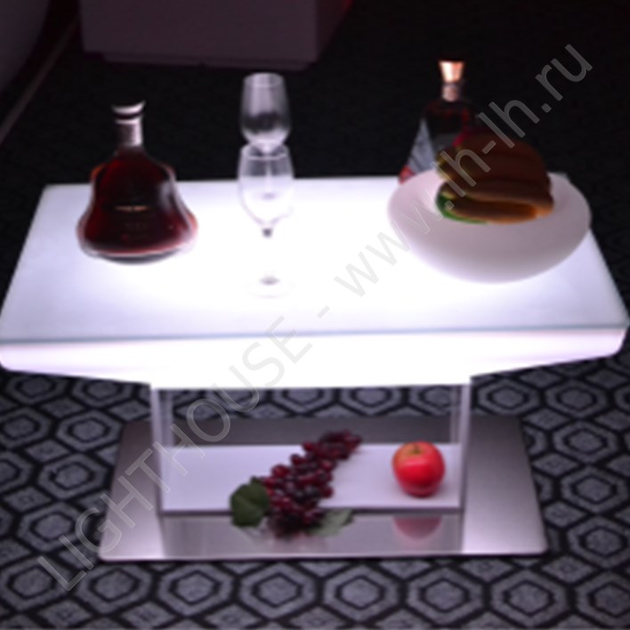 Светящийся LED стол Glottertal S RGB Accum