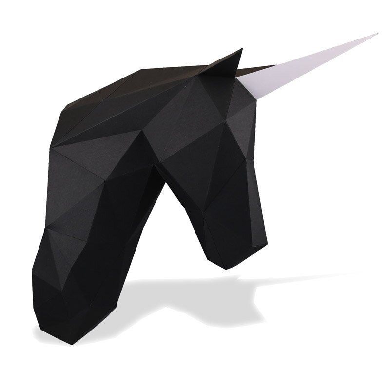 3D конструктор Paperraz Единорог Вальдемар