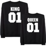 Свитшоты для двоих King 01, Queen 01