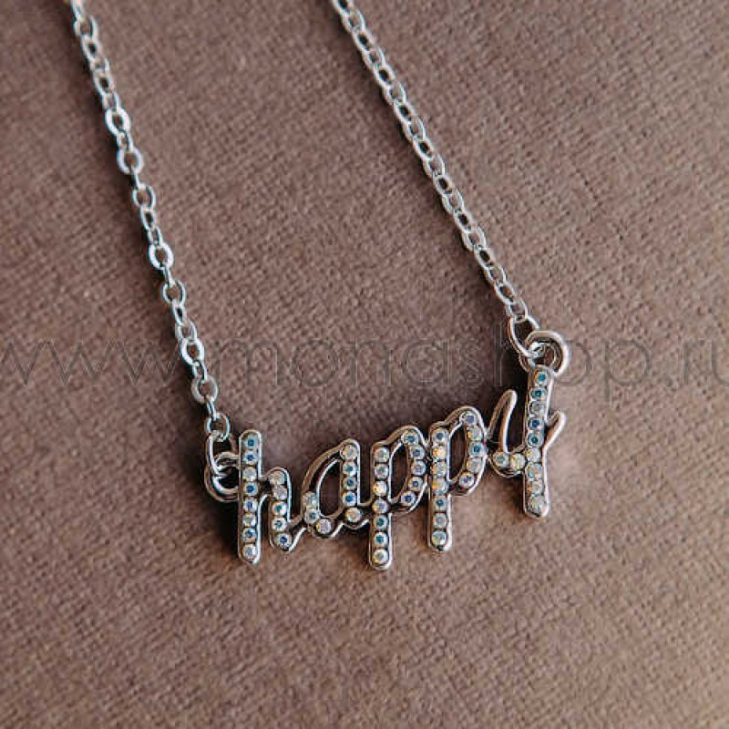 Колье «Happy» с австрийскими кристаллами-хамелеонами