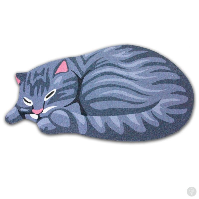 Придверный коврик Котоковёр полосатый