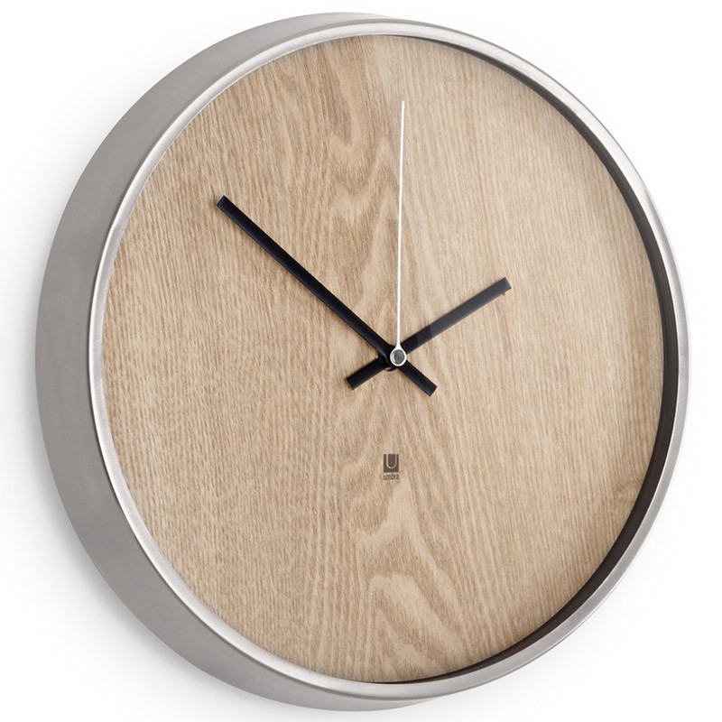 Настенные часы Madera светлое дерево